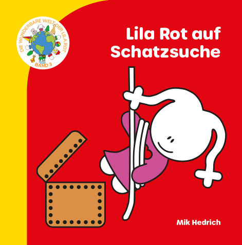 Cover des Kinderbuchs Lila Rot auf Schatzsuche