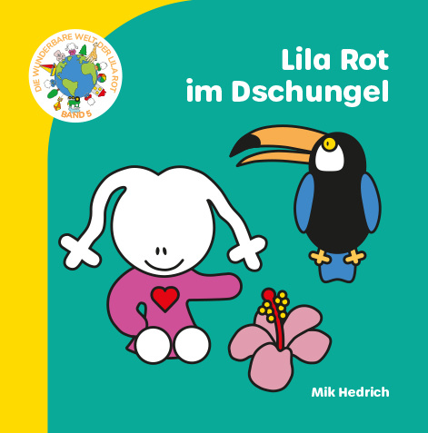 Cover des Kinderbuchs Lila Rot im Dschungel